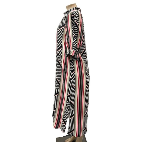 Anthropologie McKenzie Mock Neck Short Sleeve Pullover Tunic Muumuu Dress‎ Small - Picture 8 of 12